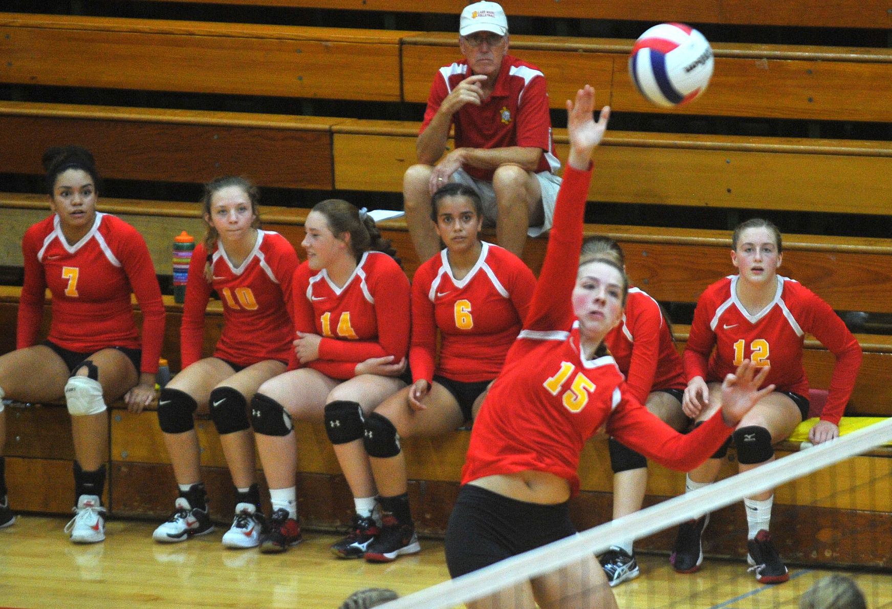 Moline at Rock Island volleyball